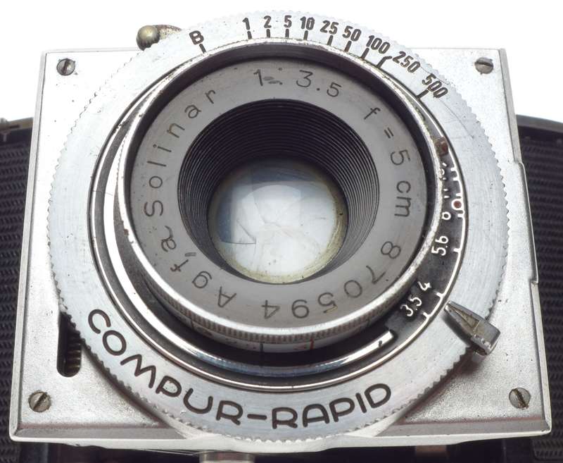 Agfa Karat classic vintage film camera AGFA Solinar 3.5 f=5cm lens COMPUR shutter - Agfa