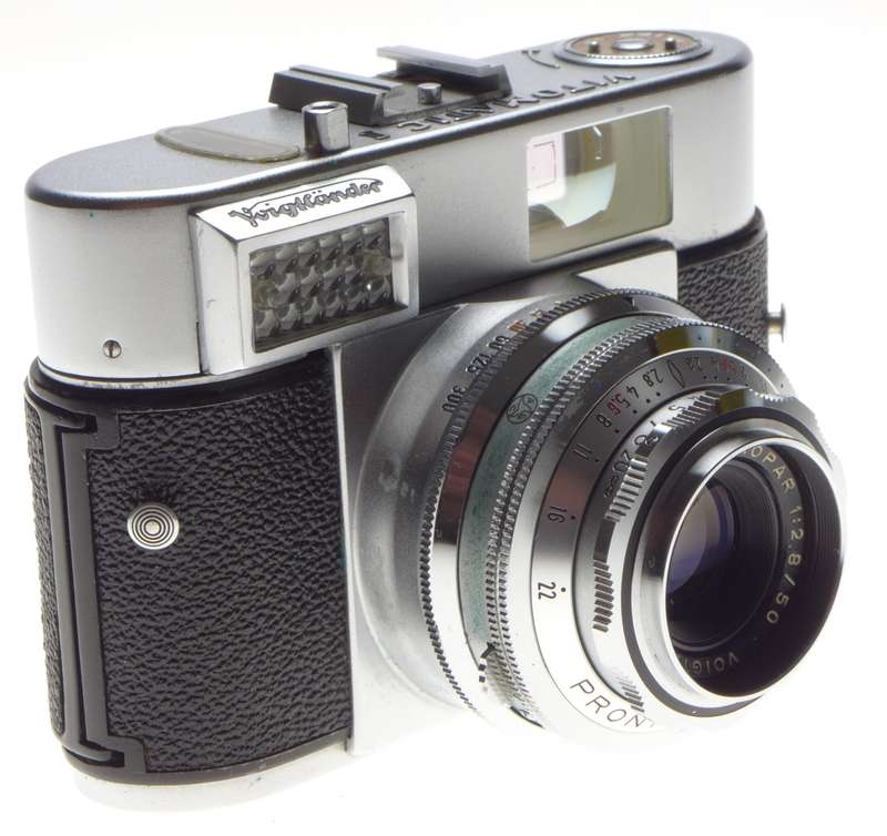 Voigtlander Vitomatic I 35mm film camera PRONTOR SLK-V Shutter Color-Skopar 1:2.8 f=50mm
