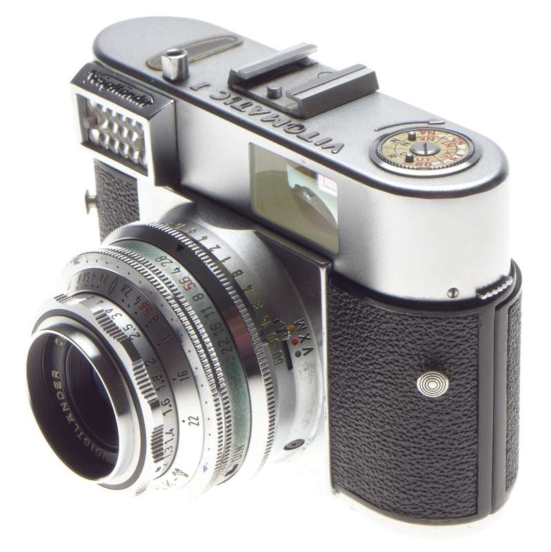 Voigtlander Vitomatic I 35mm film camera PRONTOR SLK-V Shutter Color-Skopar 1:2.8 f=50mm