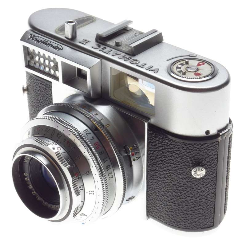 Voigtlander Vitomatic II 35mm film camera PRONTOR SLK-V Shutter Color-Skopar 1:2.8 f=50mm