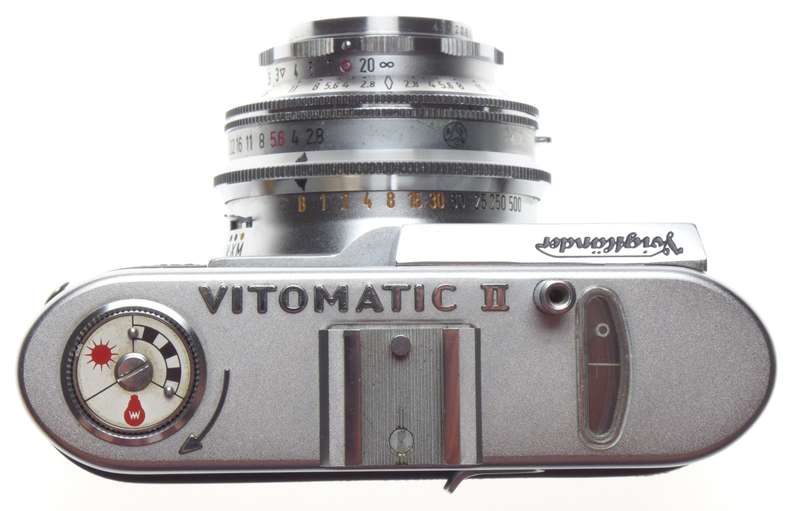 Voigtlander Vitomatic II 35mm film camera PRONTOR SLK-V Shutter Color-Skopar 1:2.8 f=50mm