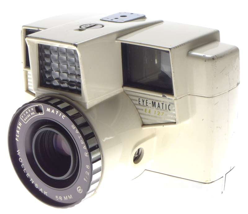 REVERE electric Eye-Matic EE127 vintage film camera Wollensak 58mm f2.8 RAPTAR lens