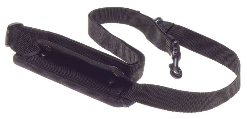 Strap for camera bag black canvas with shoulder pad excellent condition