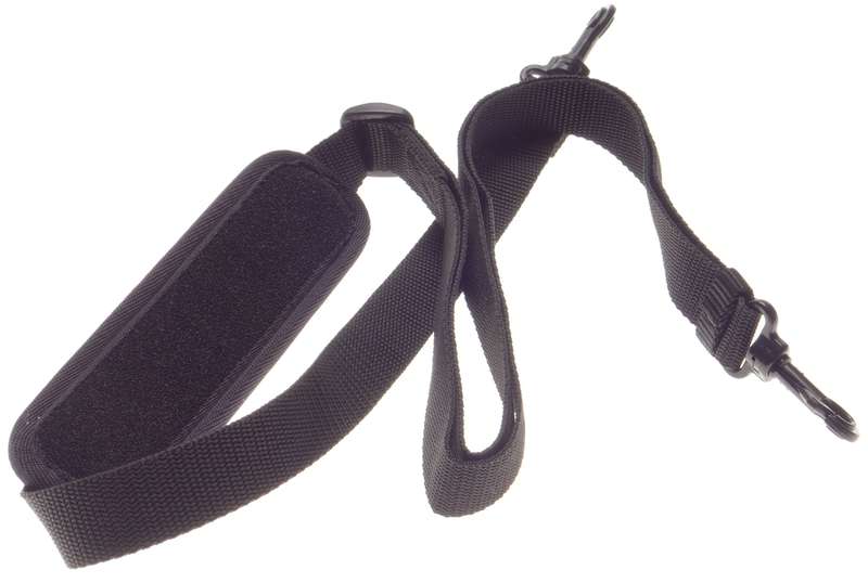 Strap for camera bag black canvas with shoulder pad excellent condition