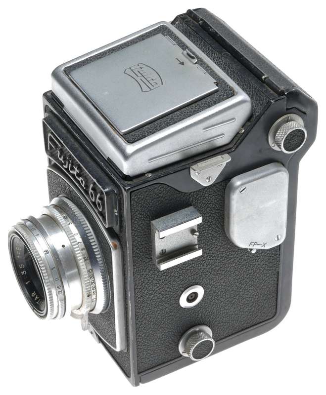Fujita 66 Medium format vintage SLR fujitar 3.5/80mm lens - Fujita