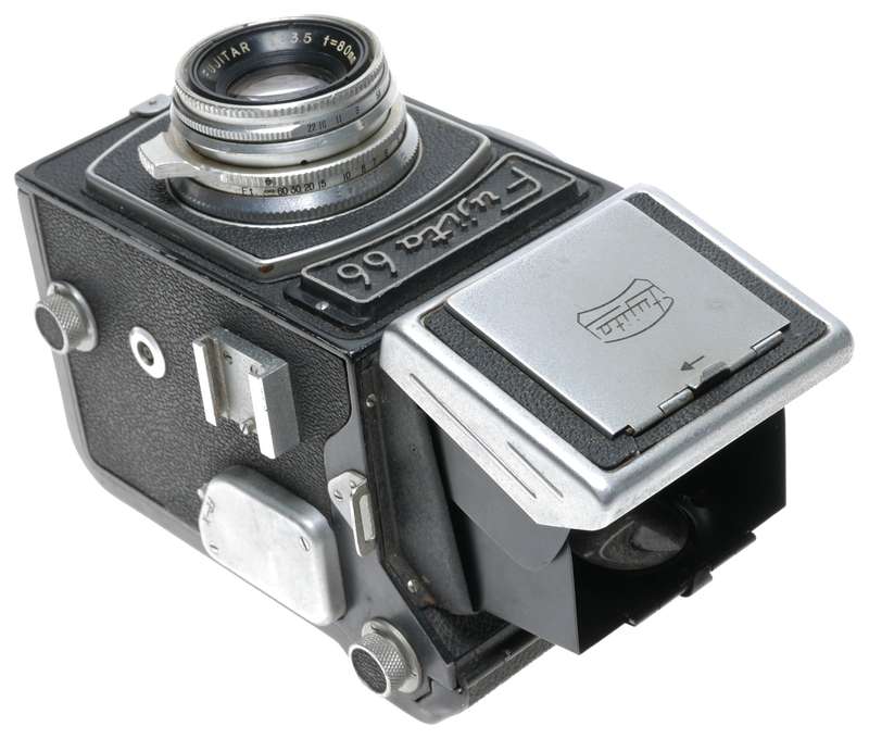 Fujita 66 Medium format vintage SLR fujitar 3.5/80mm lens - Fujita
