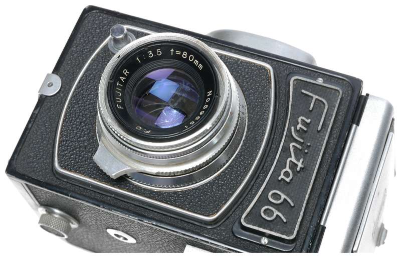 Fujita 66 Medium format vintage SLR fujitar 3.5/80mm lens - Fujita