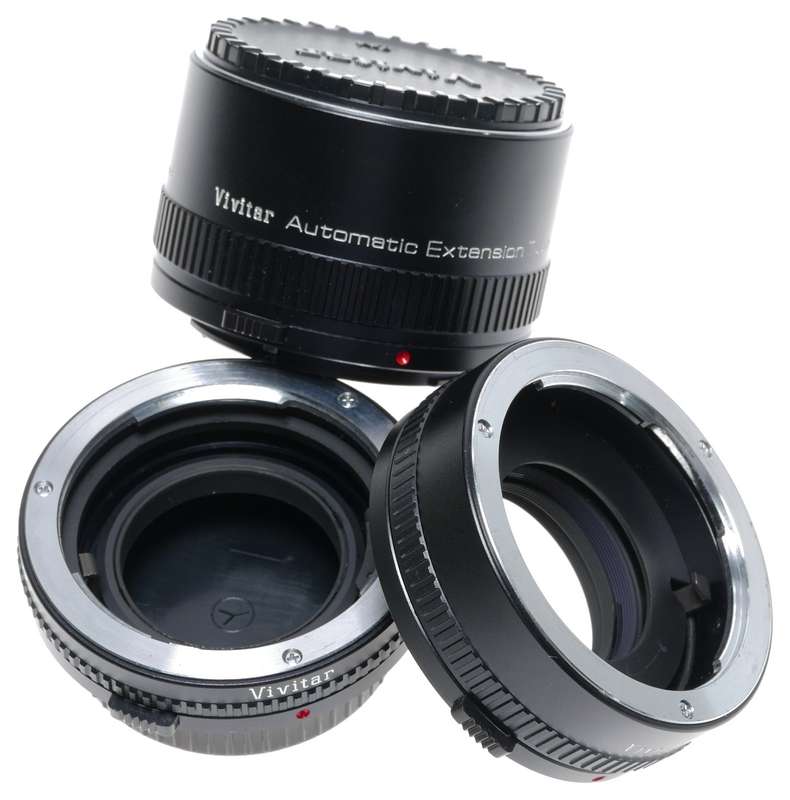 Vivitar Automatic extension tubes AT 21-36, 20, 12mm