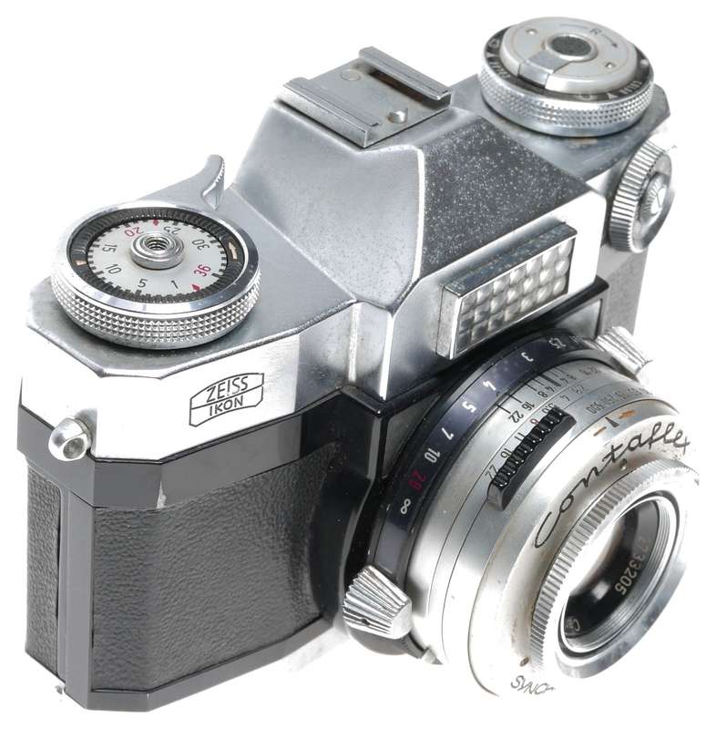 Zeiss Contaflex compur synchro Tessar 2.8/50 film camera