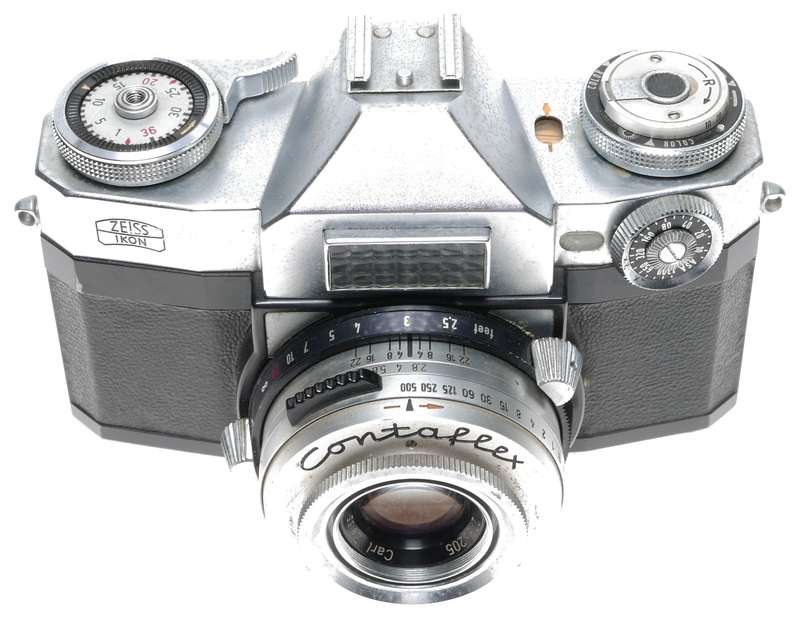 Zeiss Contaflex compur synchro Tessar 2.8/50 film camera