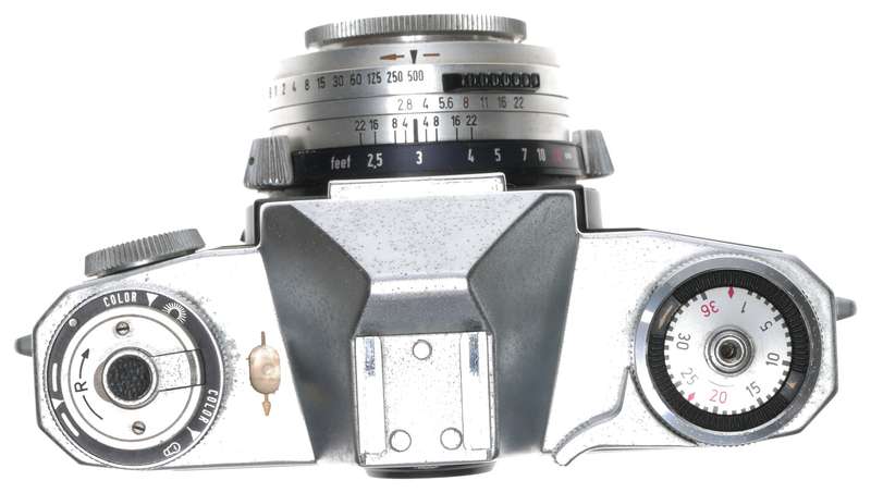 Zeiss Contaflex compur synchro Tessar 2.8/50 film camera