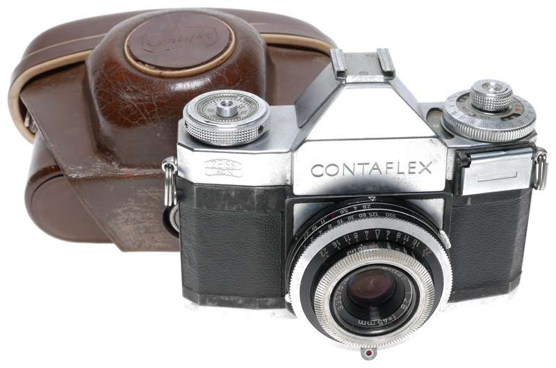 Pantar 1:2.8/45mm Zeiss contaflex SLR film camera