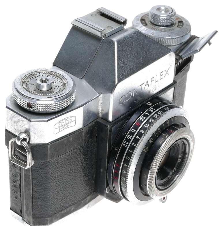 Pantar 1:2.8/45mm Zeiss contaflex SLR film camera