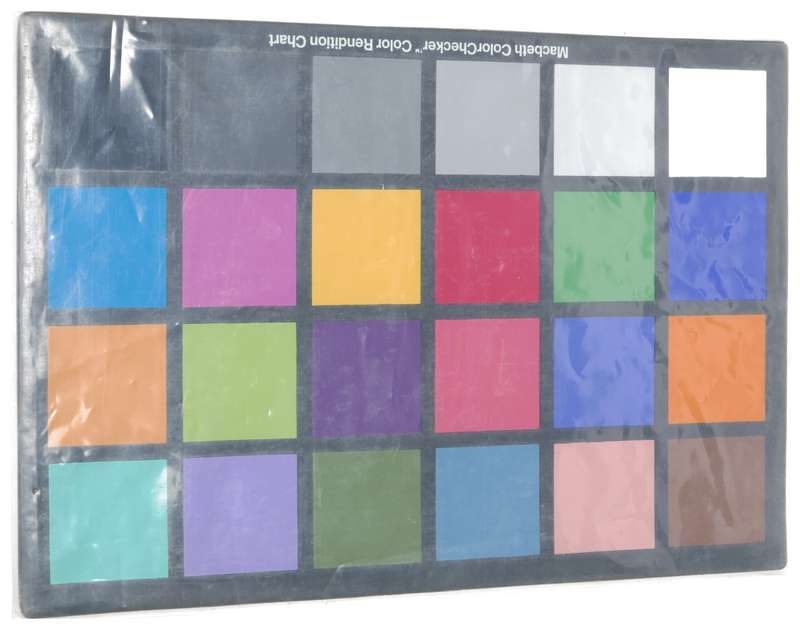 The Macbeth colorchecker rendition chart used rare - Macbeth