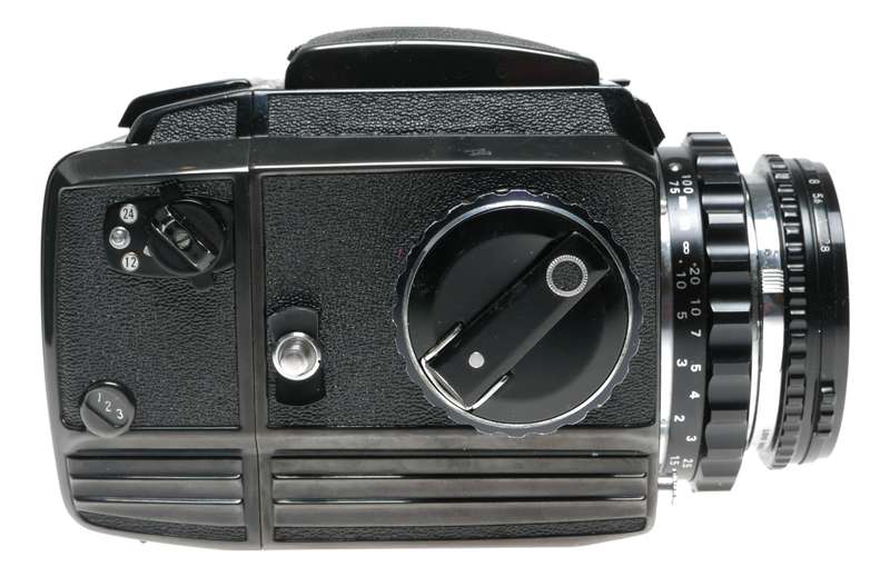 Bronica 6x6 Black S2 Medium format film camera Nikkor-P.C 1:2.8 f=75mm