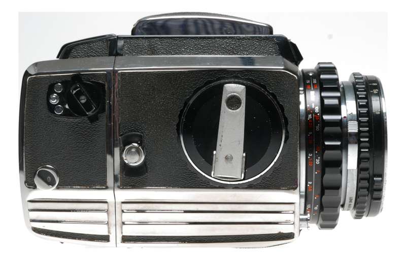Bronica 6x6 Chrome S2 Medium format film camera Nikkor-P 1:2.8 f=75mm