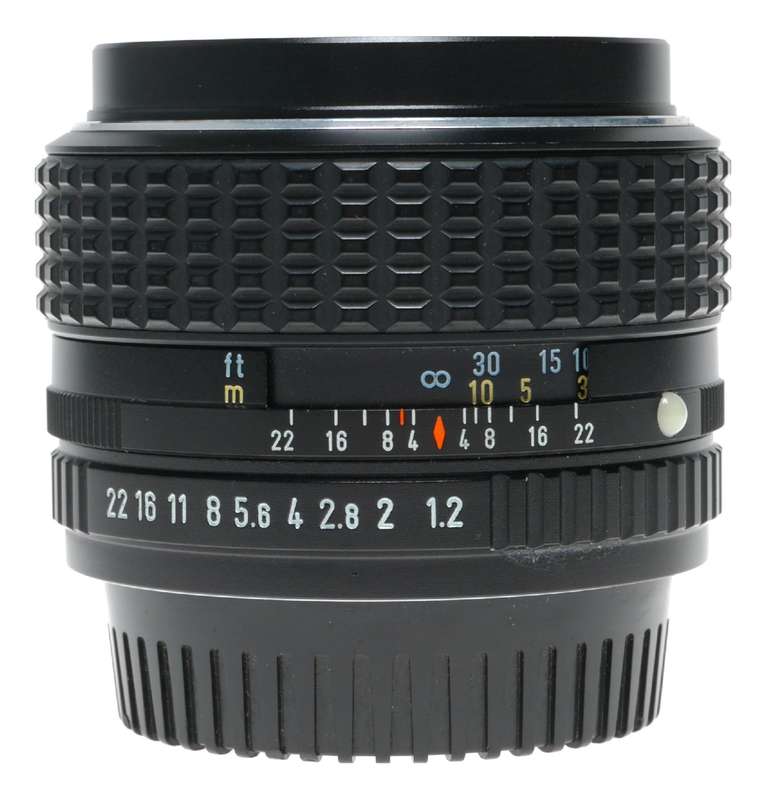 SMC Pentax 1:1.2 50mm fast optics 1.2/50 SLR vintage film lens