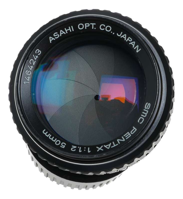 SMC Pentax 1:1.2 50mm fast optics 1.2/50 SLR vintage film lens