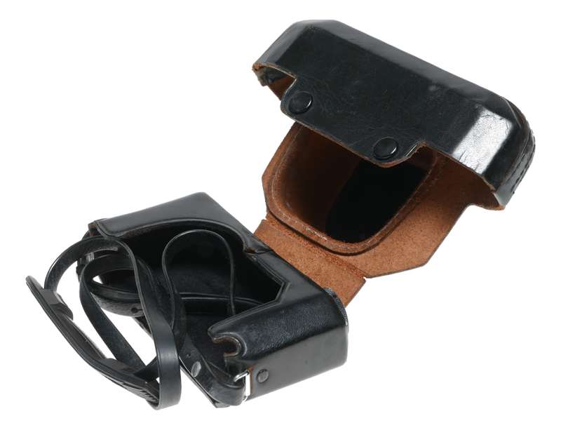 Canon used black leather ever ready vintage camera case