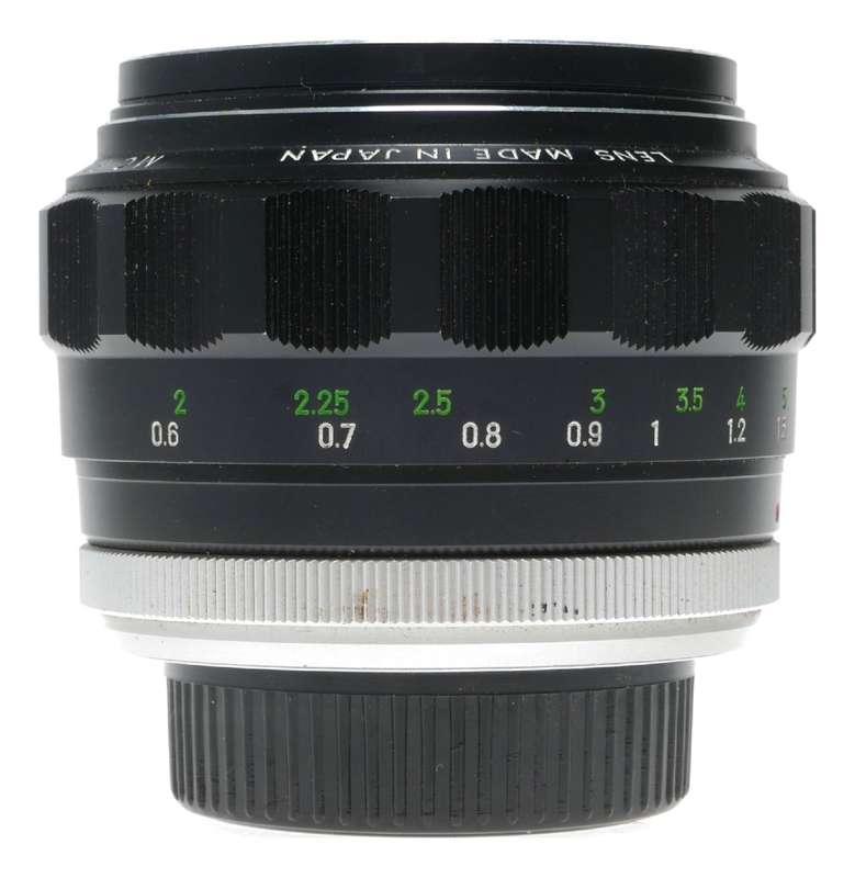 Minolta MC Rokkor-PF 1:1.2 f=58mm SLR camera lens fast glass