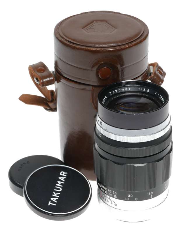 Pentax Takumar 1:3.5 f=135mm Screw mount vintage SLR lens Asahi