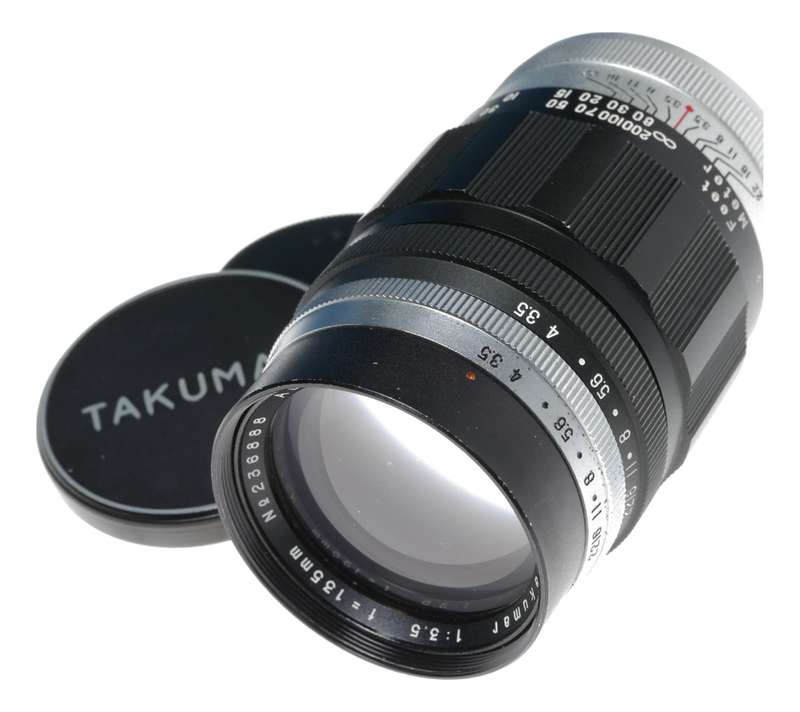 Pentax Takumar 1:3.5 f=135mm Screw mount vintage SLR lens Asahi