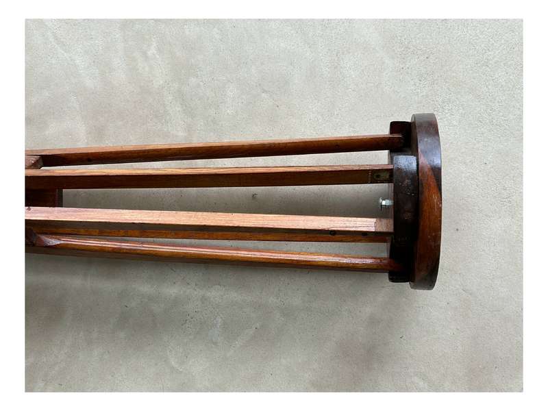 Wooden vintage large antique camera tripod period