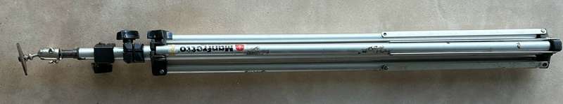 Manfrotto light stand tripod type with locking head used
