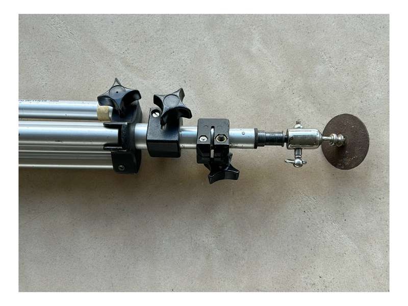 Manfrotto light stand tripod type with locking head used