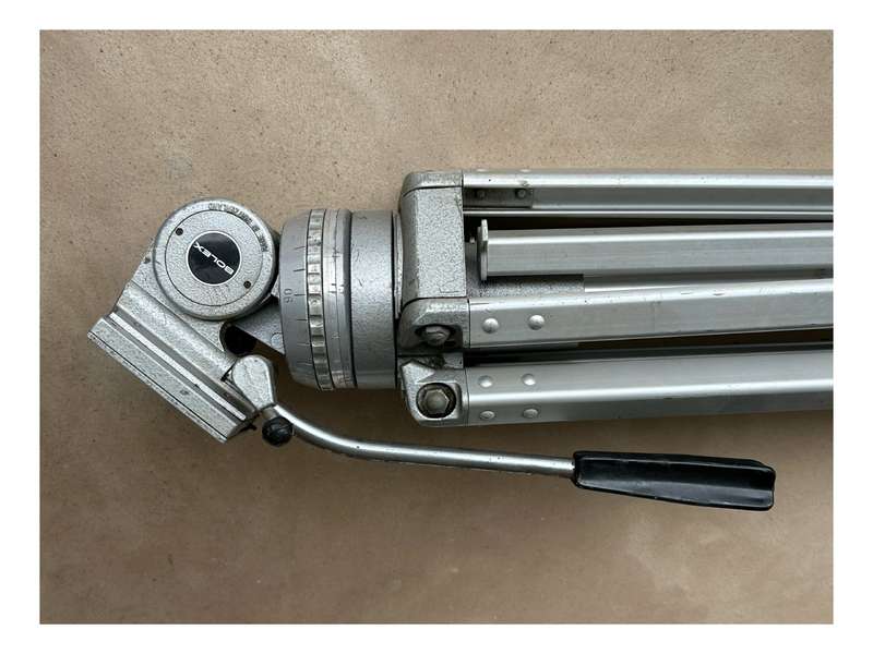 Bolex Aluminium used period tripod for H16 Reflex cameras
