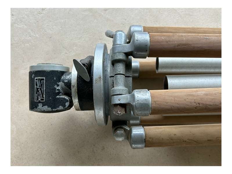 Miller head Vintage tripod camera accessory heavy duty