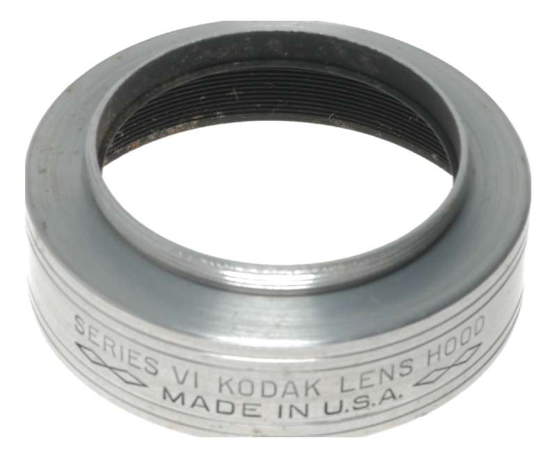 Kodak Series 6 Camera Lens Aluminium Thread Mount Shade Hood in Box