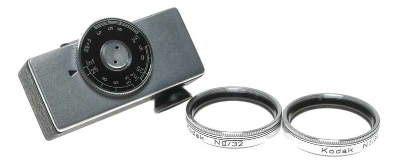 Kodak Close Up Camera Rangefinder N1 N2 Lenses in Keeper Box