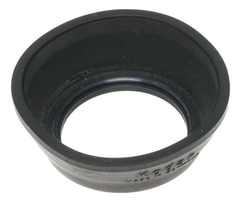 Kodak Flexible Rubber Thread Mount Lens Shade Hood in Original Box