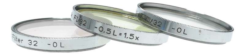 Kodak Retina Camera Lens 32mm Thread Filters Skylight F1 FVII in Keeper