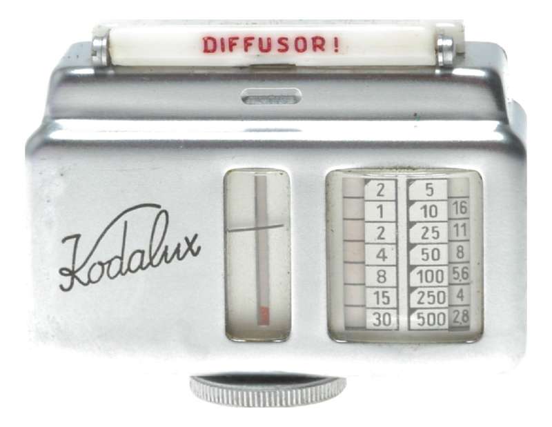 Kodak Kodalux Gossen Shoe Mount Camera Lightmeter Early Model in Keeper