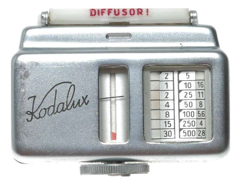 Kodak Kodalux Gossen Shoe Mount Camera Lightmeter Early Model in Keeper