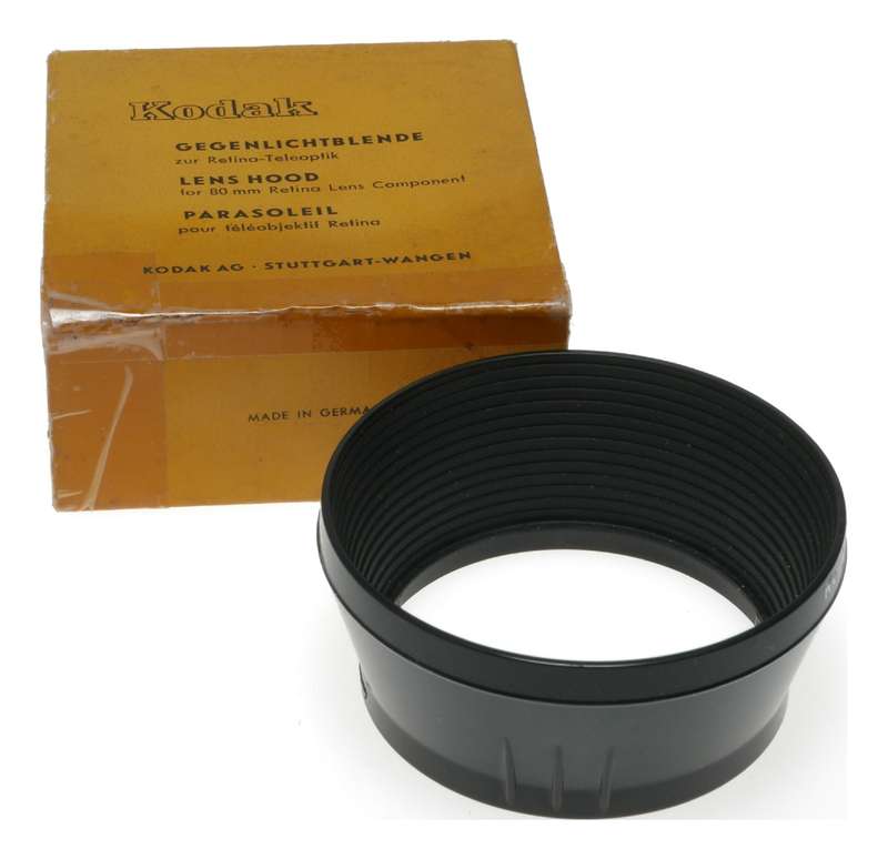 Kodak Retina Schneider Longar-Xenon f:4/80mm Lens Shade Hood T1/60 Close Up