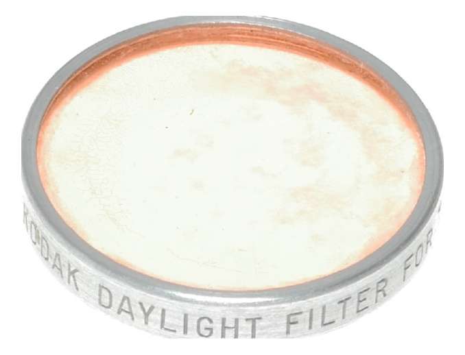 Kodak Series V Daylight Filter Blue Photoflood VI Portra Filter Adapter Ring