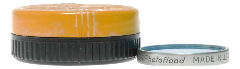 Kodak Series V Daylight Filter Blue Photoflood VI Portra Filter Adapter Ring