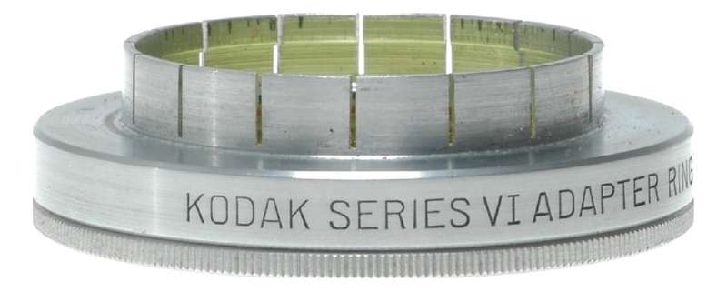 Kodak Series V Daylight Filter Blue Photoflood VI Portra Filter Adapter Ring