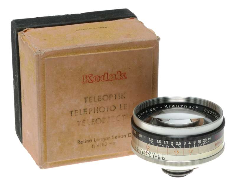 Kodak Retina Schneider Longar-Xenon f:4/80mm Lens Shade Hood T1/60 Close Up