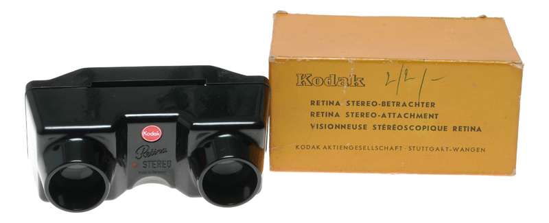 Kodak Retina Rangefinder Camera Stereo Viewer with Attachment in Box