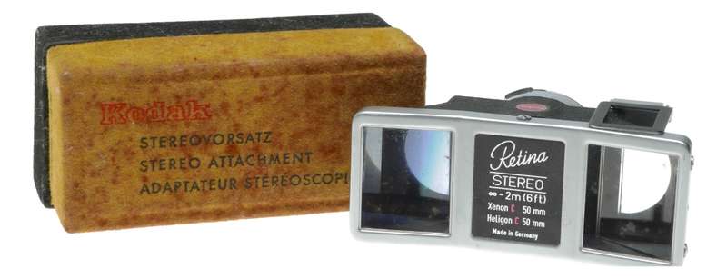 Kodak Retina Rangefinder Camera Stereo Viewer with Attachment in Box