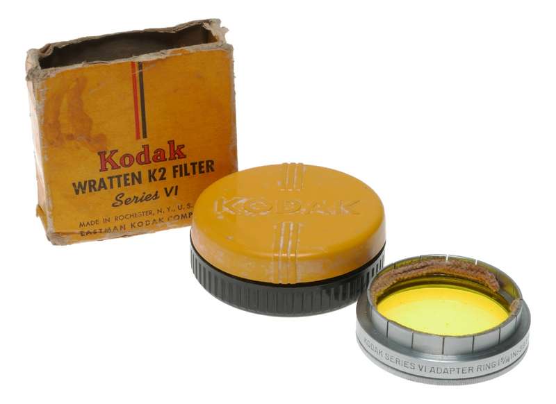 Kodak Retina Heligon C f2/50mm Series VI Wratten K2 Filter Adapter Portra Lens