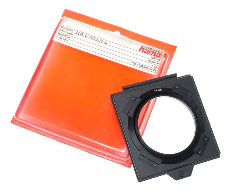 Hama M72mm Universal Camera Filter Holder 10x10cm Free Shipping
