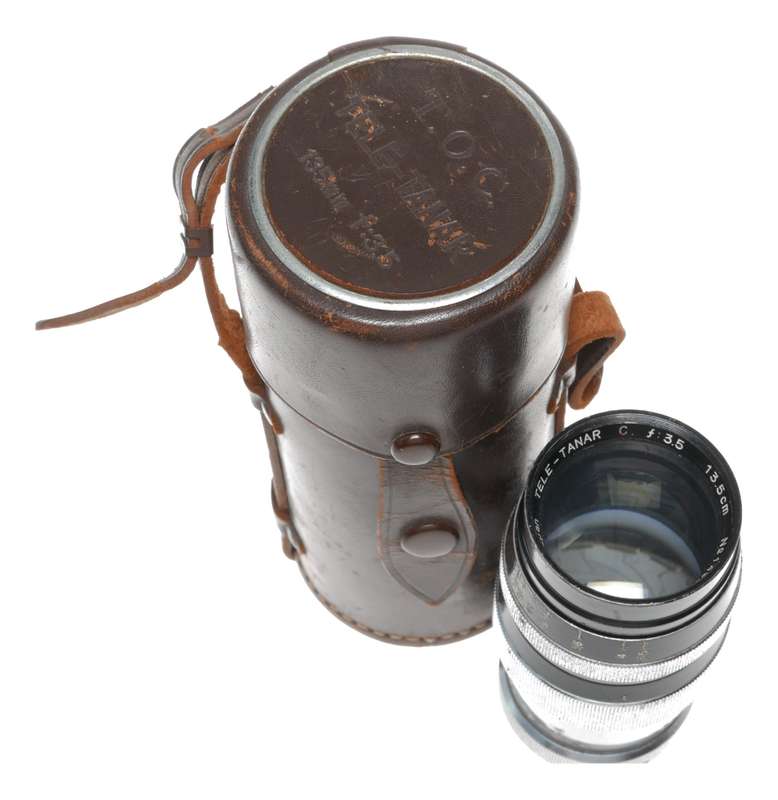 T.O.C. Tele-Tanar 135mm 1:3.5 M39 RF Coupled Camera Lens