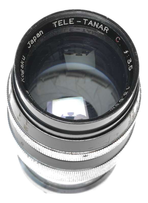 T.O.C. Tele-Tanar 135mm 1:3.5 M39 RF Coupled Camera Lens