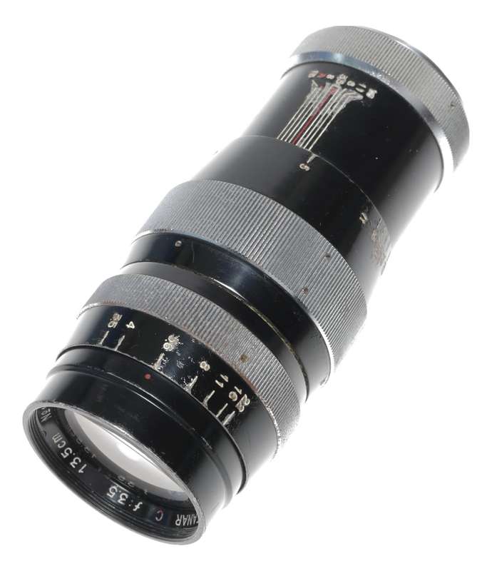T.O.C. Tele-Tanar 135mm 1:3.5 M39 RF Coupled Camera Lens