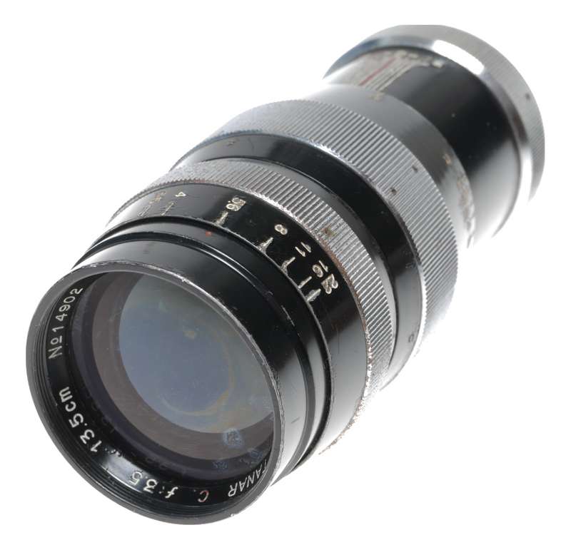 T.O.C. Tele-Tanar 135mm 1:3.5 M39 RF Coupled Camera Lens